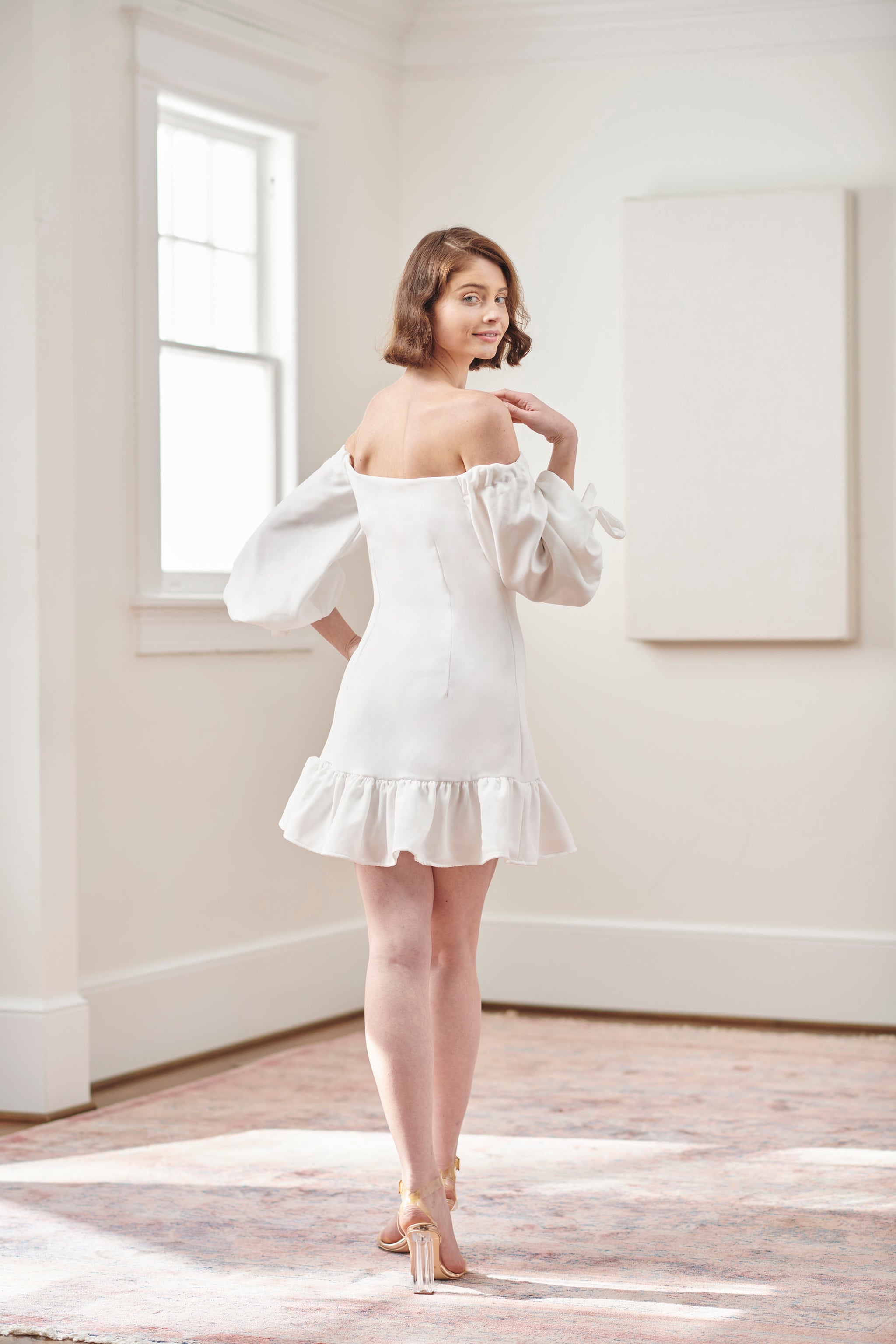 Williams Short White Bridal Shower, Cocktail Rehearsal Dinner